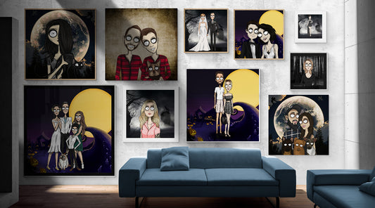Spooky Halloween decorations