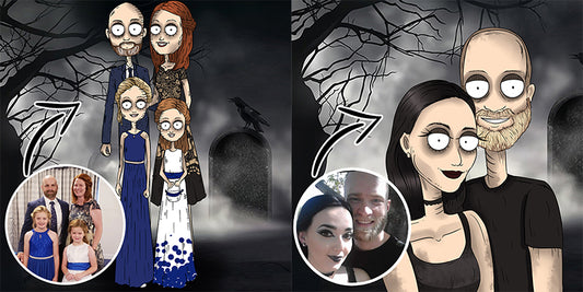 Will My Family Like A Tim Burton style Custom Portrait?