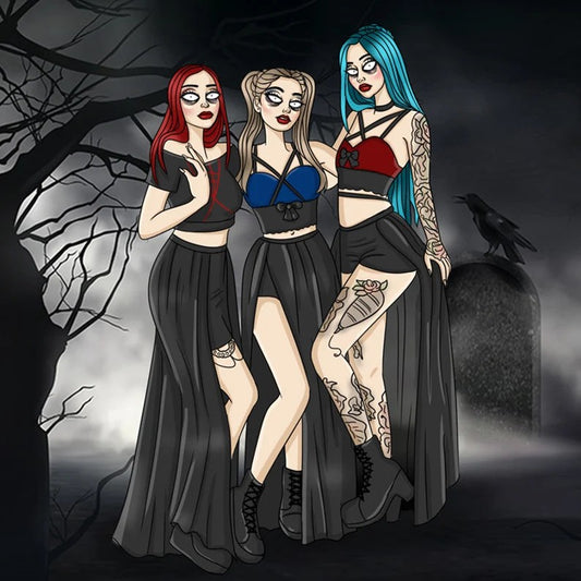Witches Style digital portrait