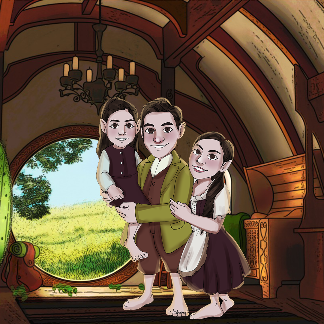 Lotr-Style Portrait - Digital File
