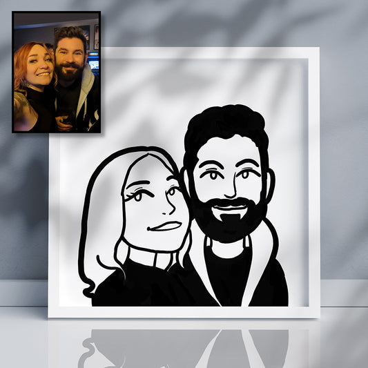 Marker style digital portraits