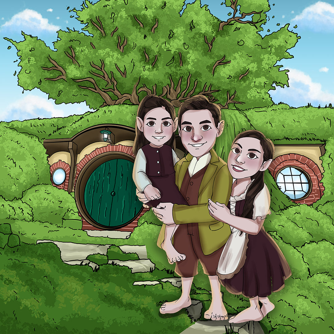 Lotr-Style Portrait - Digital File