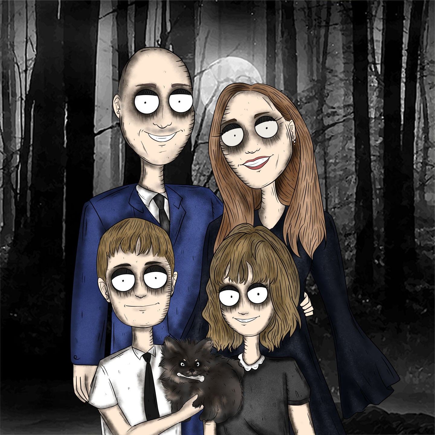 HD Nightmare Digital Portrait 7 or more people