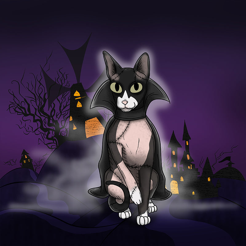 Custom spooky style pet Nightmare Portrait