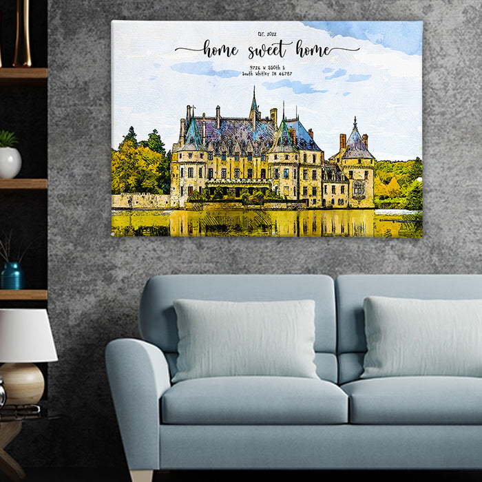 Custom house portrait