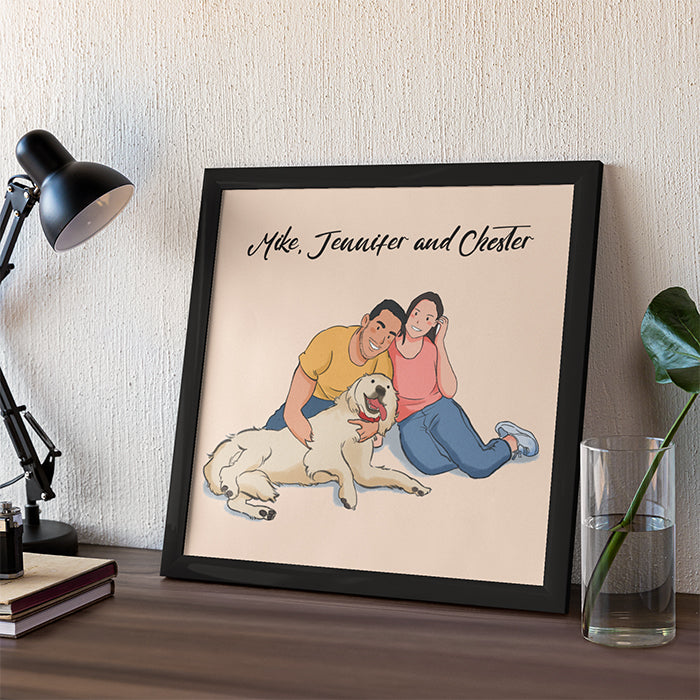 Cute Cartoon Custom Portrait