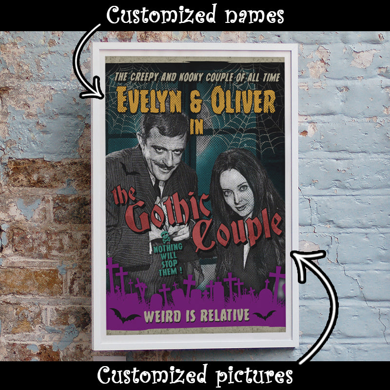 Horror movie poster for couples