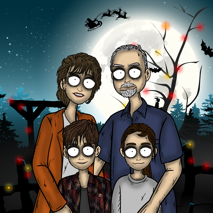 HD Nightmare Digital Portrait 7 or more people