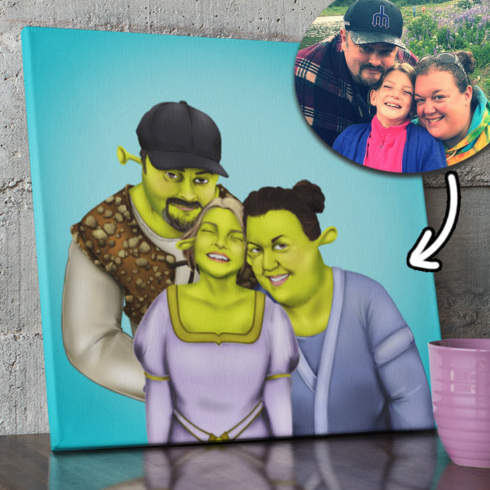 Shrek Style Nightmare Portrait