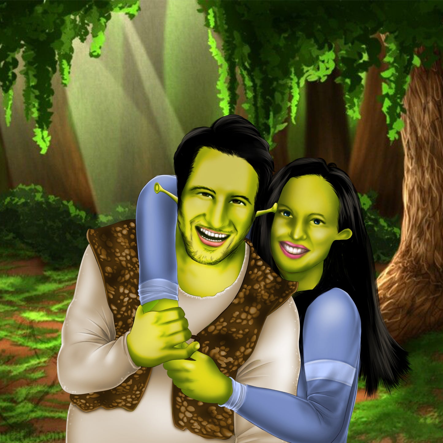 Shrek Style Nightmare Portrait