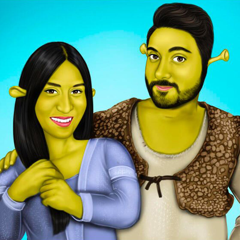 Shrek Style Nightmare Portrait