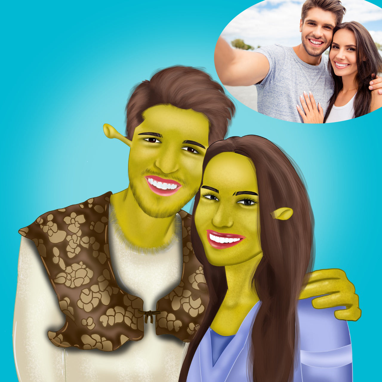 Shrek Style Nightmare Portrait