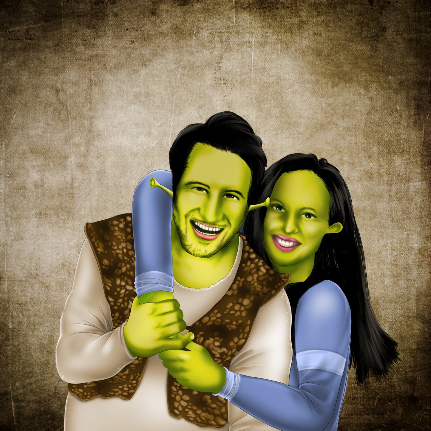 Shrek Style Nightmare Portrait