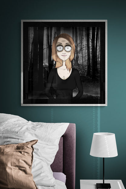 Wooden Framed High Quality Paper Poster