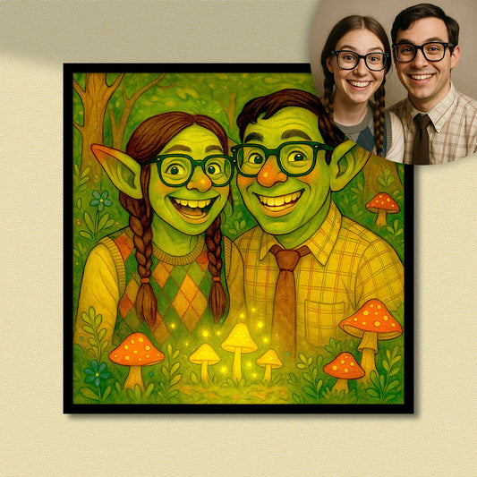 Goblincore Portraits - Fine art poster