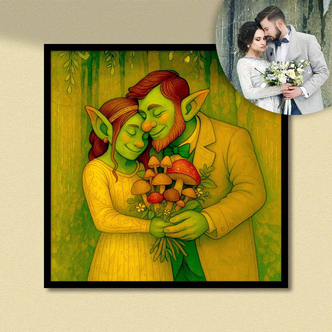 Goblincore Portraits - Fine art poster