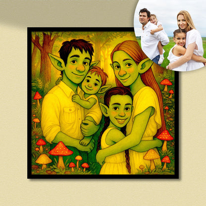 Goblincore Portraits - Fine art poster