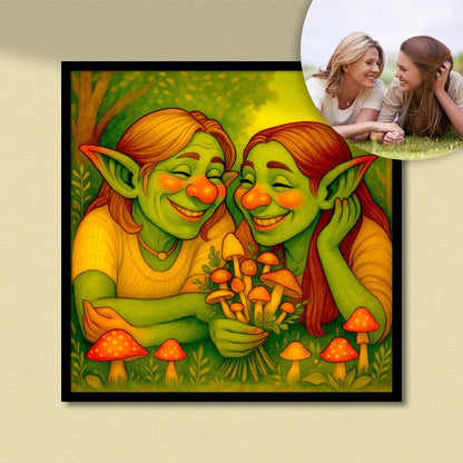 Goblincore Portraits - Fine art poster