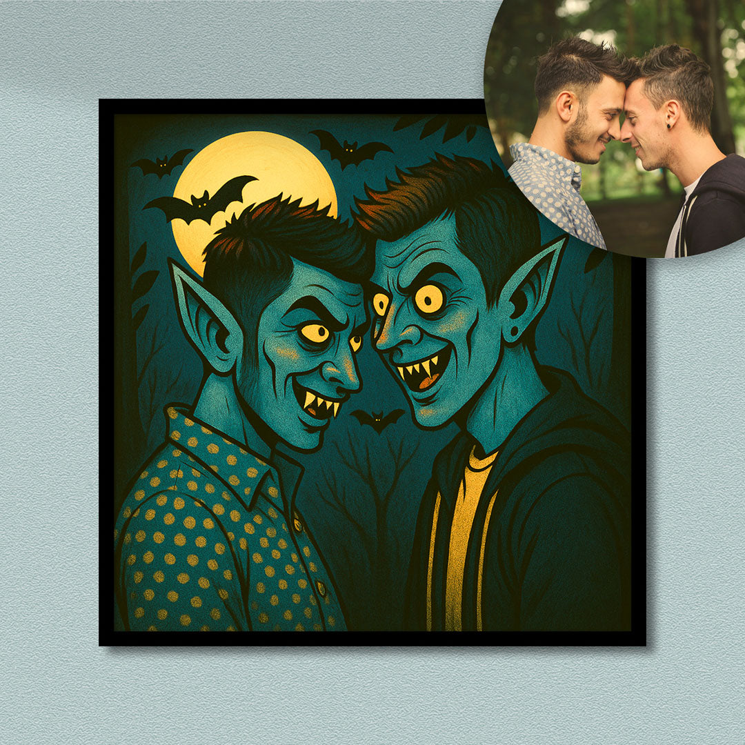 Vampire style Portraits - Fine art poster