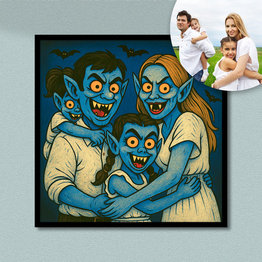 Vampire style Portraits - Fine art poster