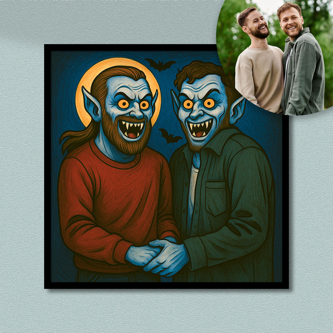 Vampire style Portraits - Fine art poster