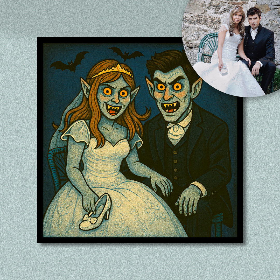 Vampire style Portraits - Fine art poster