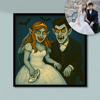Vampire style Portraits - Fine art poster