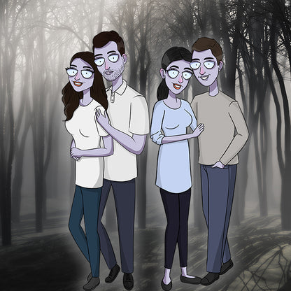 Witches Style digital portrait