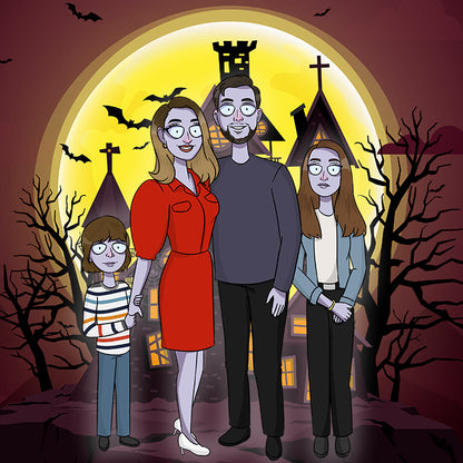 Witches Style digital portrait