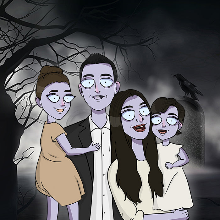 Witches Style digital portrait