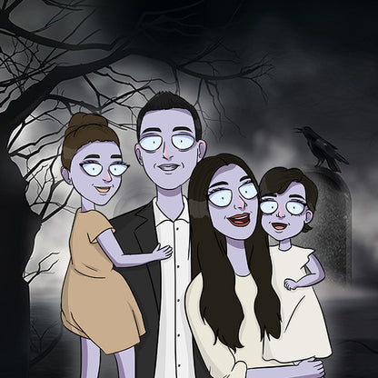 Witches Style digital portrait