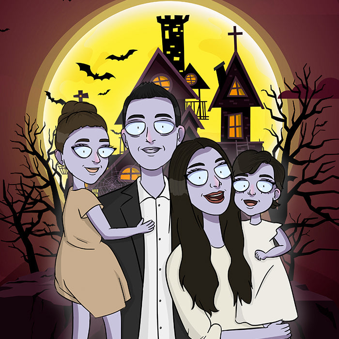 Witches Style digital portrait