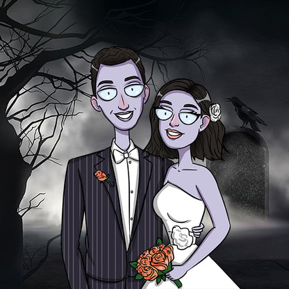 Witches Style digital portrait