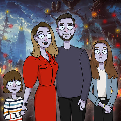 Witches Style digital portrait