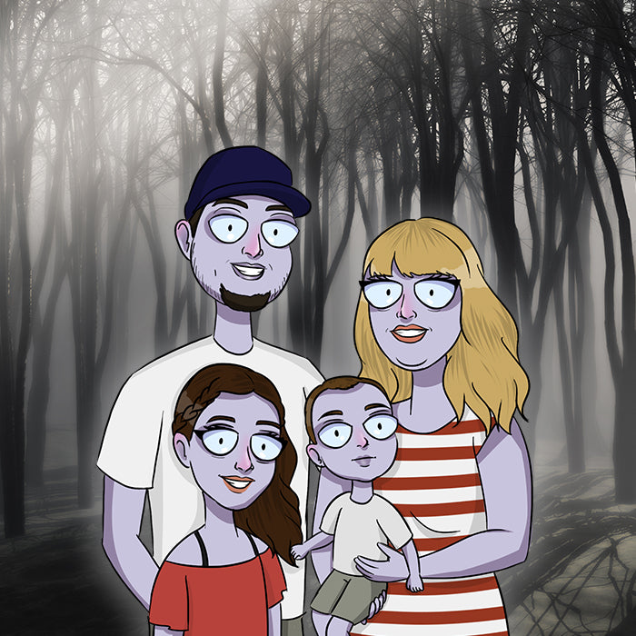 Witches Style digital portrait