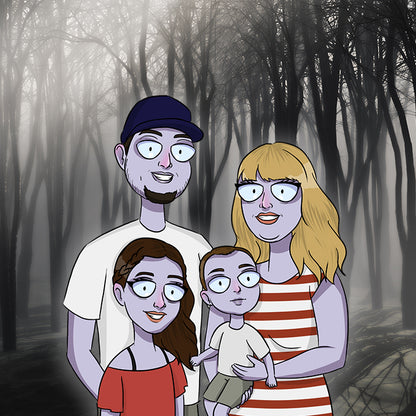 Witches Style digital portrait
