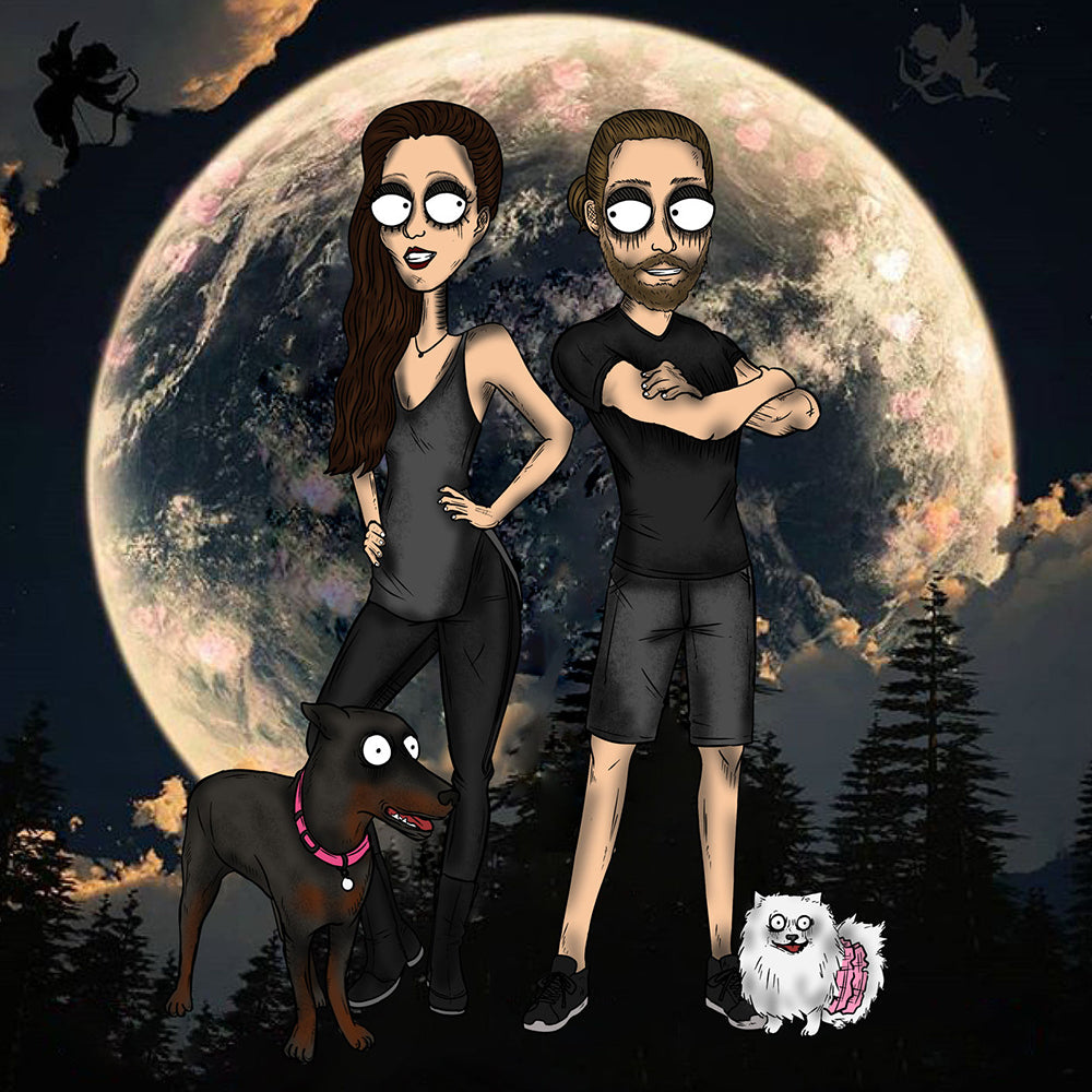 HD Nightmare Digital Portrait 7 or more people