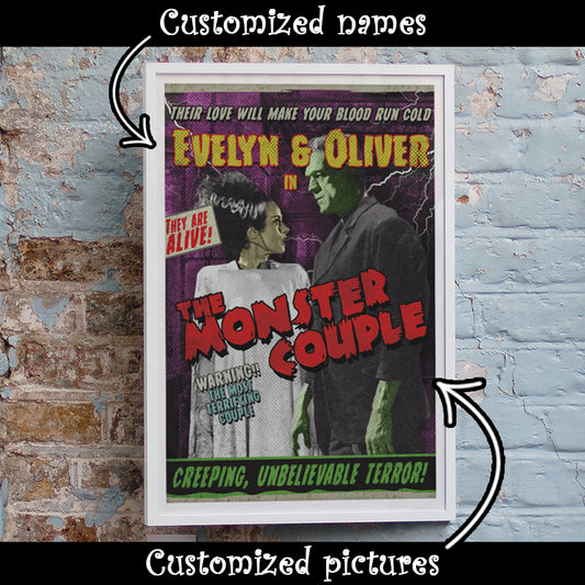 Horror movie poster for couples