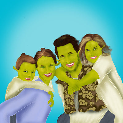 Shrek Style Nightmare Portrait