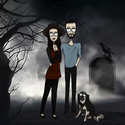 HD Nightmare Digital Portrait 7 or more people