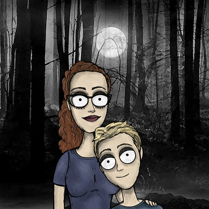 HD Nightmare Digital Portrait 7 or more people
