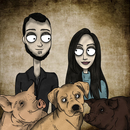 HD Nightmare Digital Portrait 7 or more people